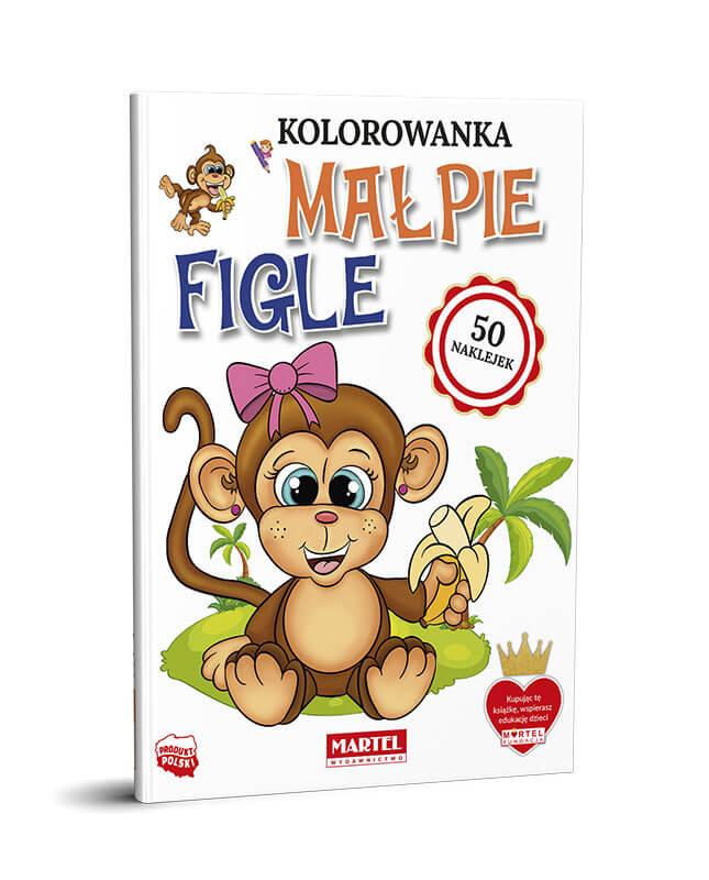 Kolorowanka Z Naklejkami Ma Pie Figle Wydawnictwo Martel