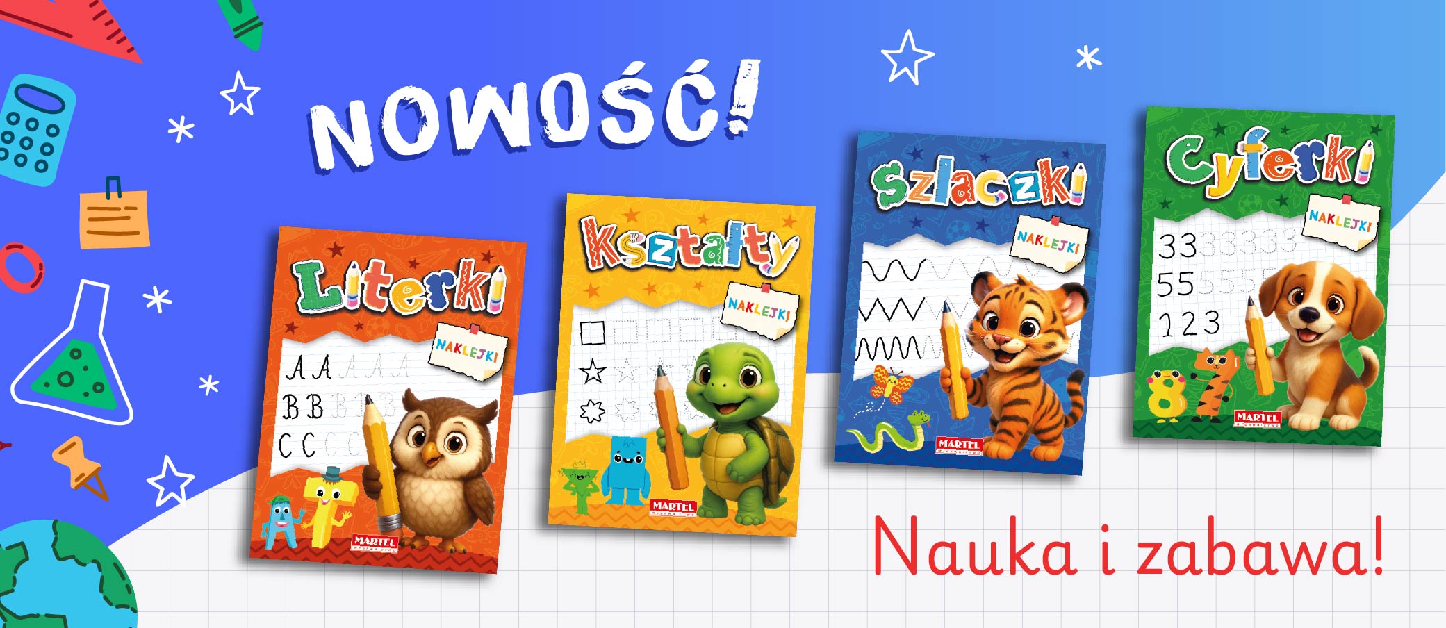 baner literki cyferki