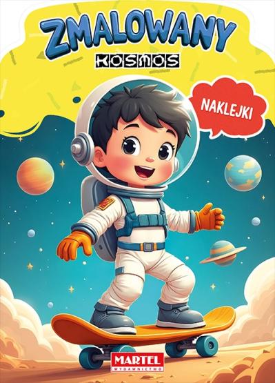 Kolorowanka z naklejkami Zmalowany kosmos (1)