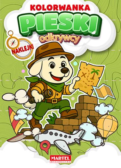 Kolorowanka z naklejkami Odkrywcy. Pieski  (1)