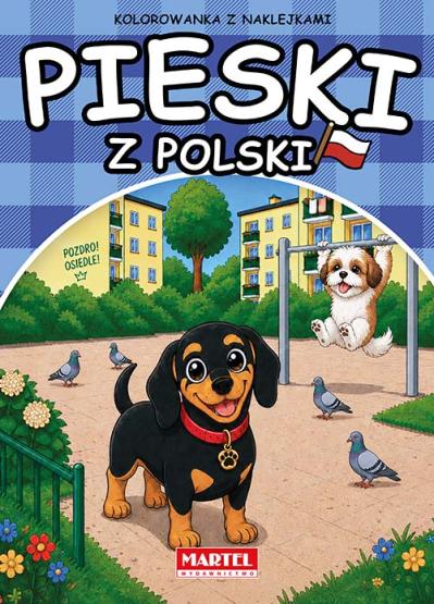 Kolorowanka z naklejkami Z Polski Pieski (1)