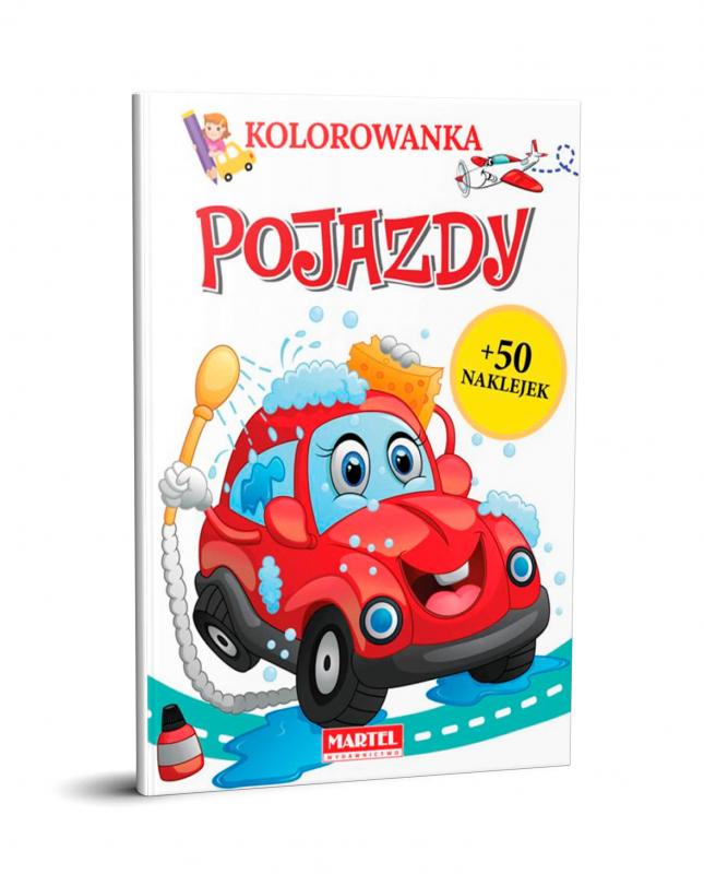 Kolorowanka Dla Ch Opc W Z Naklejkami Pojazdy