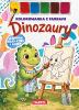 Obrazek dla: Kolorowanka z farbami Dinozaury 