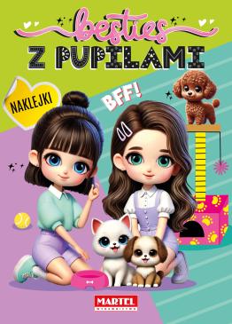 Obrazek dla: Kolorowanka z naklejkami  Besties. Z pupilami