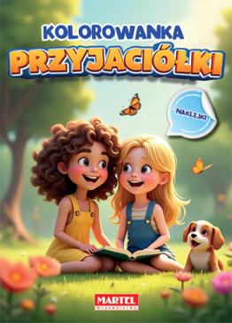 Obrazek dla: Kolorowanka z naklejkami Przyjaciele. Przyjaciółki