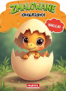 Obrazek dla: Kolorowanka z naklejkami Zmalowane dinusie