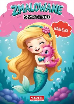 Obrazek dla: Kolorowanka z naklejkami Zmalowane syrenki