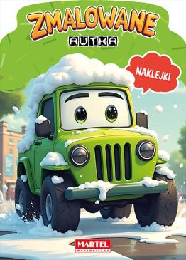 Obrazek dla: Kolorowanka z naklejkami Zmalowane autka
