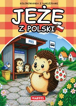 Obrazek dla: Kolorowanka z naklejkami Z Polski Jeże