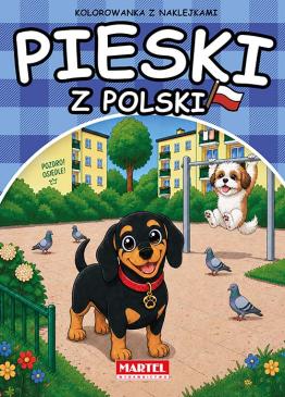 Obrazek dla: Kolorowanka z naklejkami Z Polski Pieski